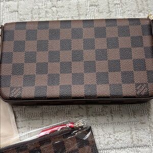 Damier clutch/crossbody